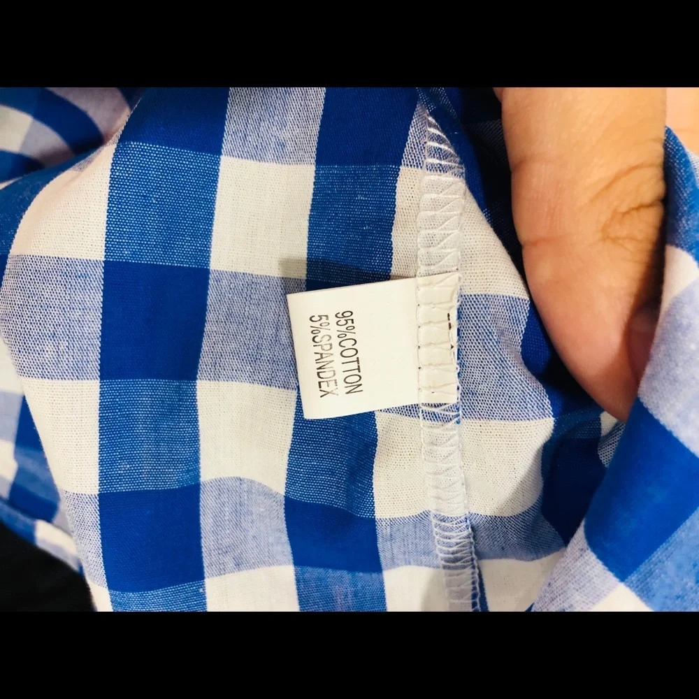 NWT PLAID BLUE TODDLER GIRL SUMMER DRESS